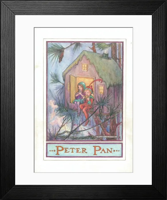Framed Print : Children's design ( nursery rhymes, book characters) Framed Print : Children's design ( nursery rhymes, book characters)
