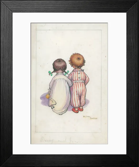 Framed Print : Children's design (babies / young children) Framed Print : Children's design (babies / young children)