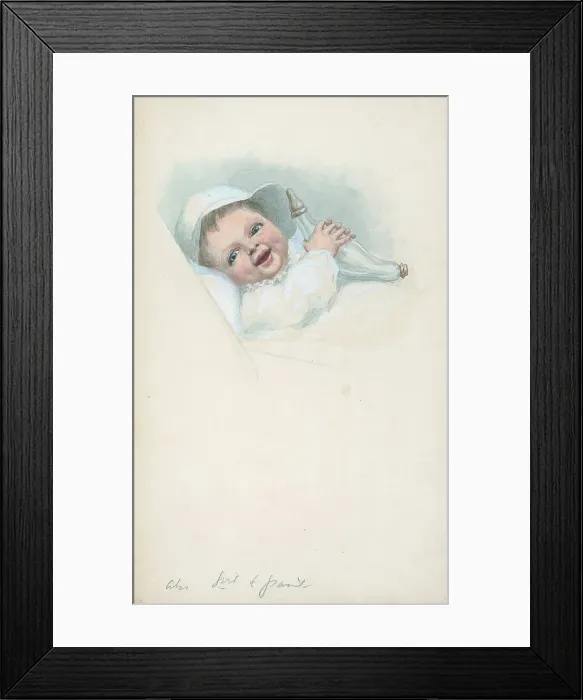 Framed Print : Children's design (babies / young children) Framed Print : Children's design (babies / young children)