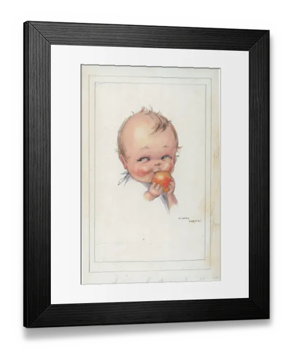 Framed Print : Children's design (babies / young children) Framed Print : Children's design (babies / young children)