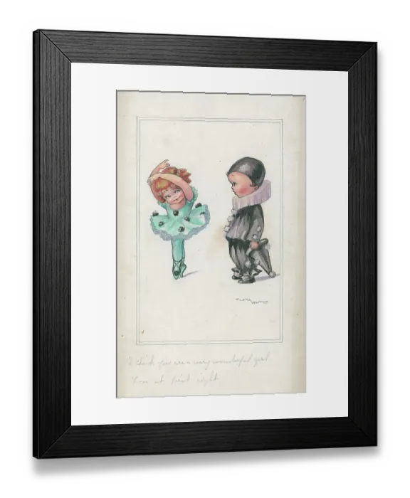 Framed Print : Children's design (babies / young children) Framed Print : Children's design (babies / young children)