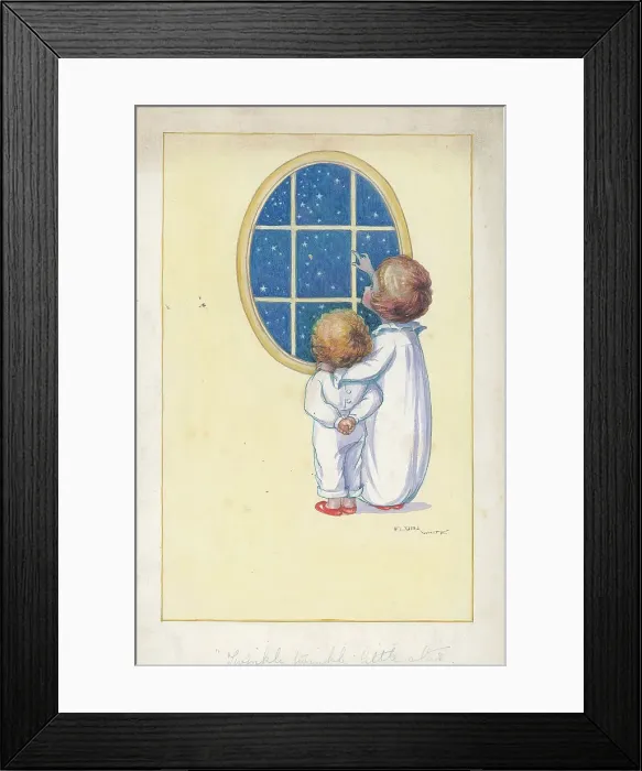 Framed Print : Children's design (babies / young children) Framed Print : Children's design (babies / young children)