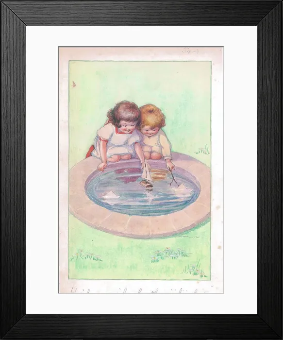 Framed Print : Children's design (babies / young children) Framed Print : Children's design (babies / young children)