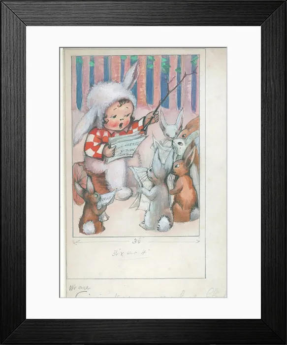 Framed Print : Children's design (babies / young children) Framed Print : Children's design (babies / young children)