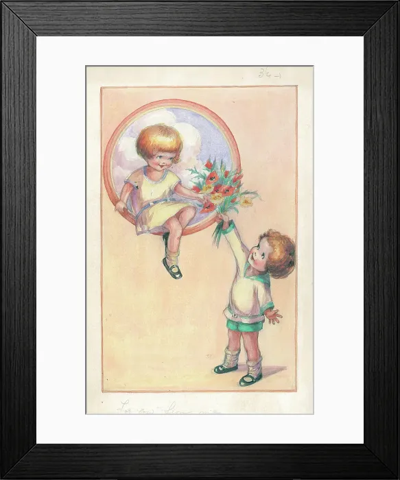 Framed Print : Children's design (babies / young children) Framed Print : Children's design (babies / young children)