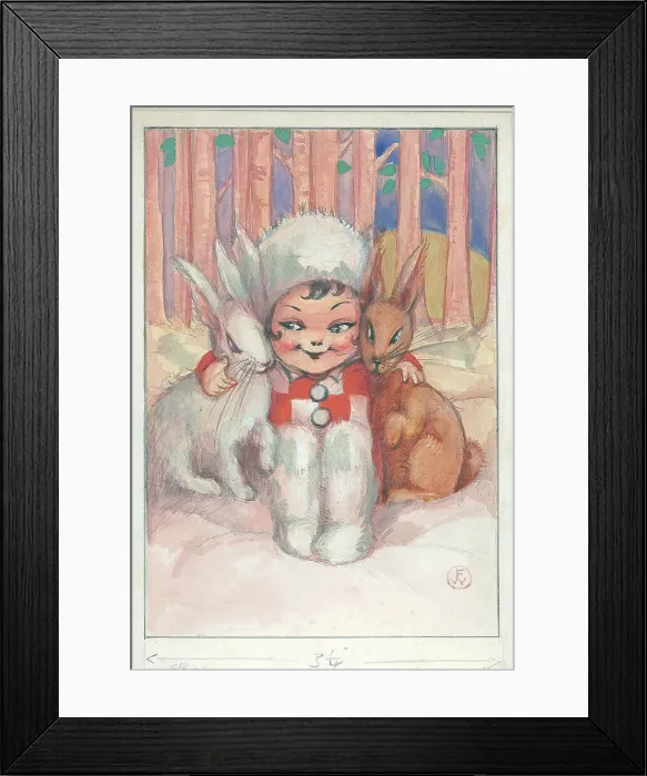 Framed Print : Children's design (babies / young children) Framed Print : Children's design (babies / young children)