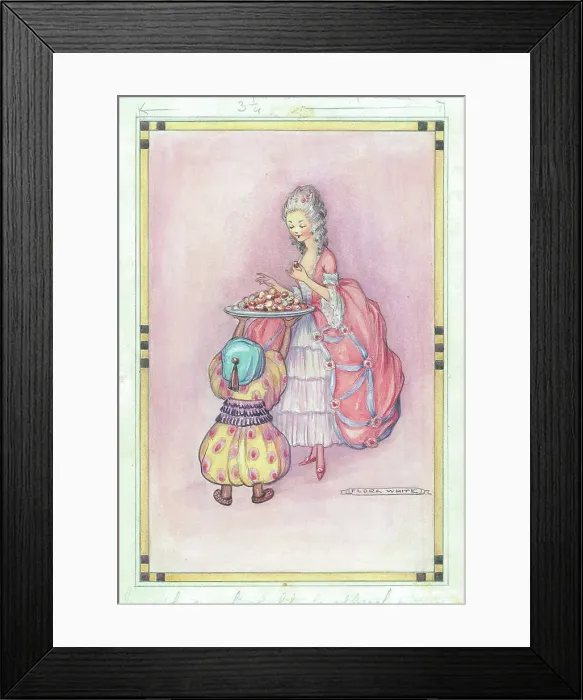 Framed Print : Lady taking sweets / truffles / chocolates from tray Framed Print : Lady taking sweets / truffles / chocolates from tray