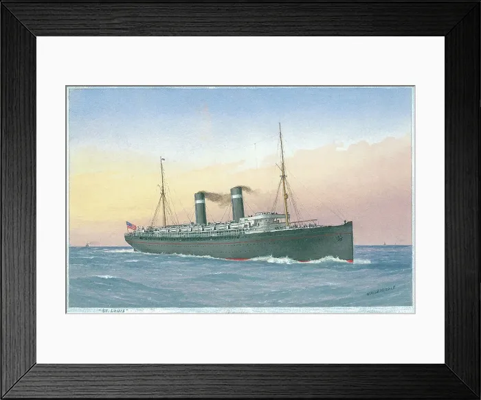 Framed Print : St. Louis by W. Fred Mitchell Framed Print : St. Louis by W. Fred Mitchell