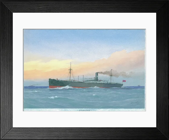 Framed Print : Storstad by W. Fred Mitchell Framed Print : Storstad by W. Fred Mitchell