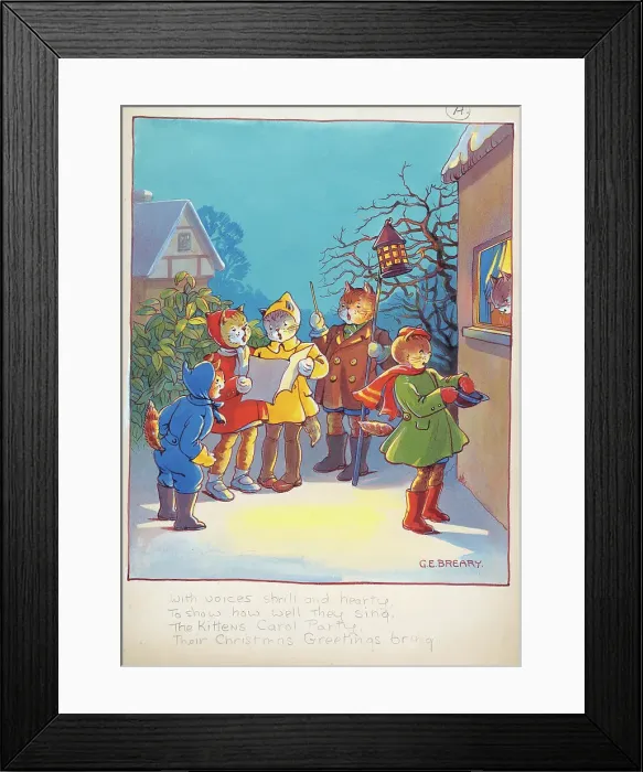 Framed Print : Kittens playing in bedroom Framed Print : Kittens playing in bedroom