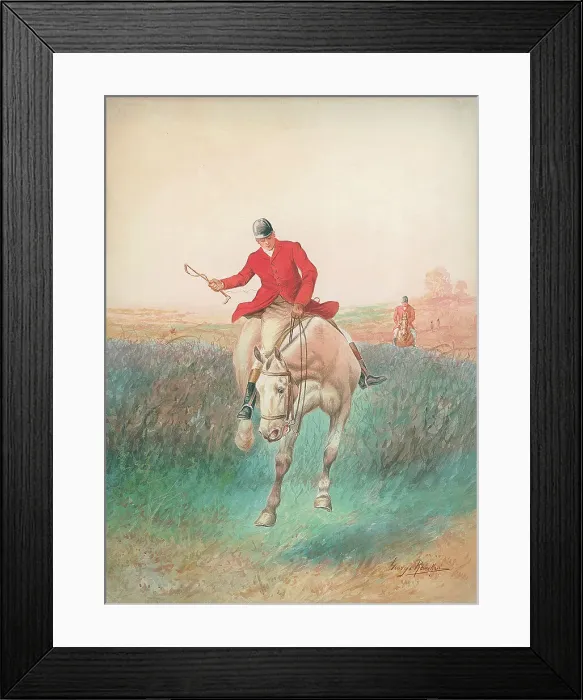 Framed Print : Hunting scene Framed Print : Hunting scene