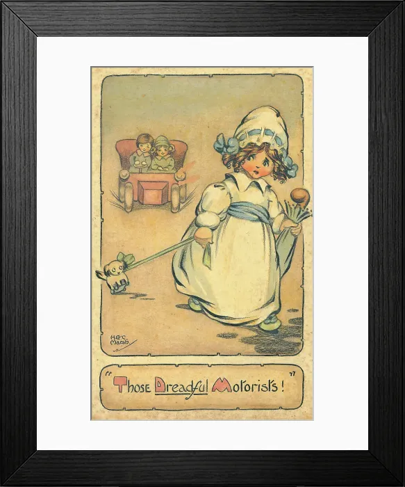 Framed Print : Boy in toy car A Fatal Accident Framed Print : Boy in toy car A Fatal Accident