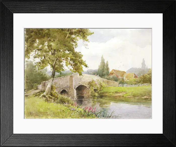 Framed Print : The Bridge, Fittleworth, Sussex Framed Print : The Bridge, Fittleworth, Sussex