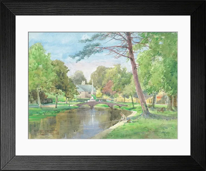 Framed Print : Bourton-on-the-Water, Gloucestershire Framed Print : Bourton-on-the-Water, Gloucestershire