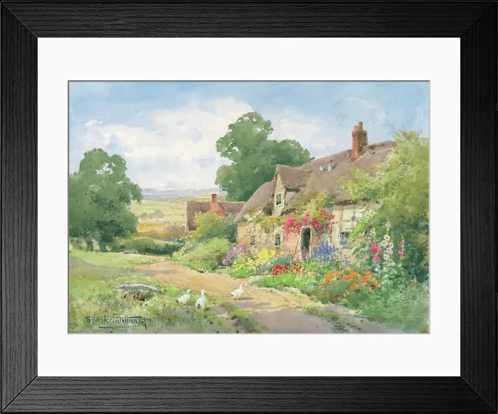 Framed Print : Cotswolds Cottage A Sunny House in the Cotswolds Framed Print : Cotswolds Cottage A Sunny House in the Cotswolds