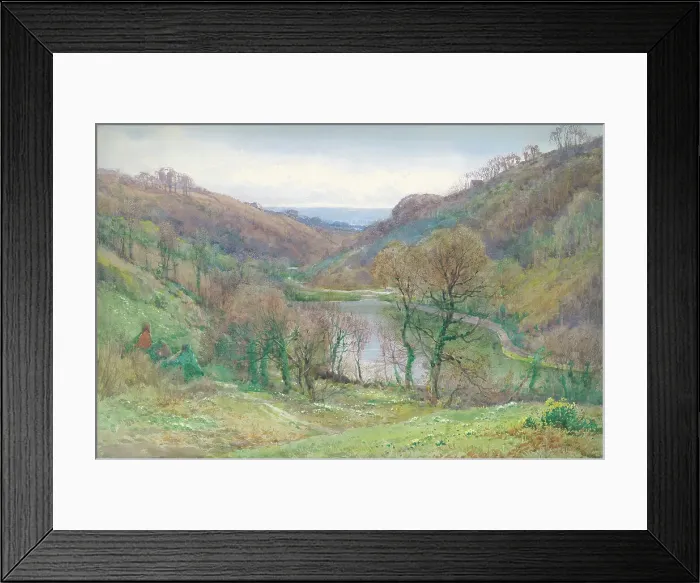 Framed Print : Waterworks Valley, Jersey Framed Print : Waterworks Valley, Jersey