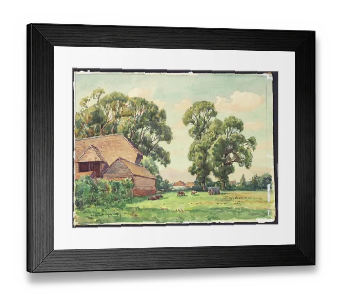 Framed Print : A Kentish Farmyard Framed Print : A Kentish Farmyard