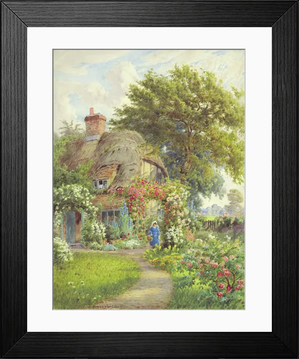 Framed Print : Cottage by Howard Walford Framed Print : Cottage by Howard Walford