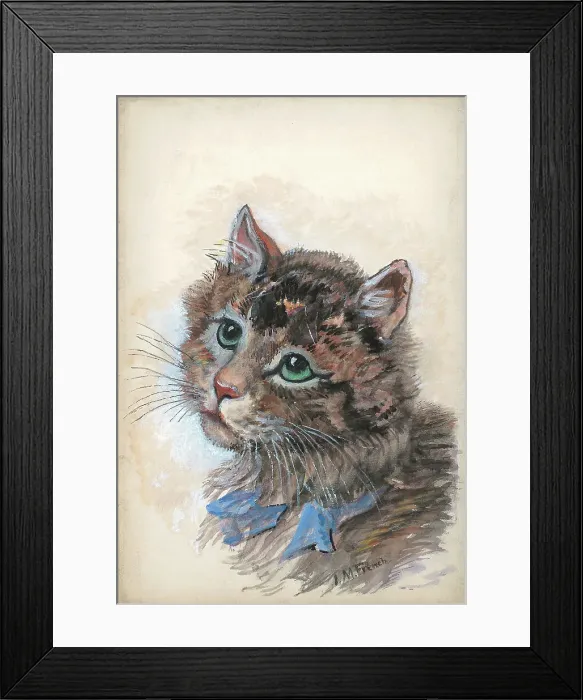 Framed Print : Cat by I. M. French Framed Print : Cat by I. M. French