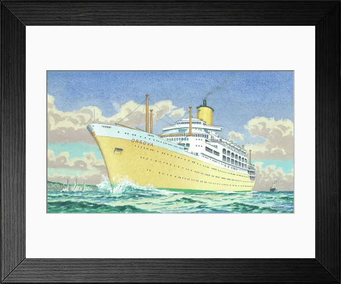 Framed Print : TSS Orsova Framed Print : TSS Orsova