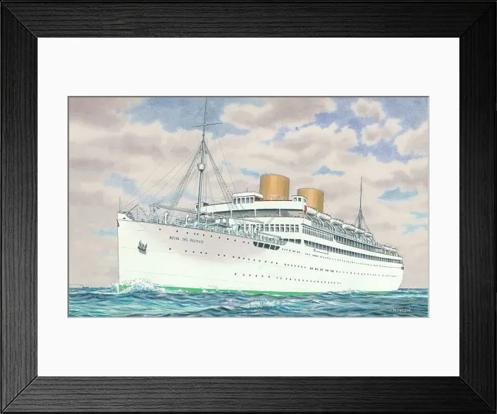 Framed Print : RMMV Reina del Pacifico Framed Print : RMMV Reina del Pacifico