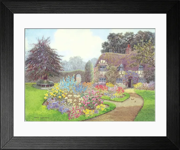 Framed Print : A summer garden Framed Print : A summer garden
