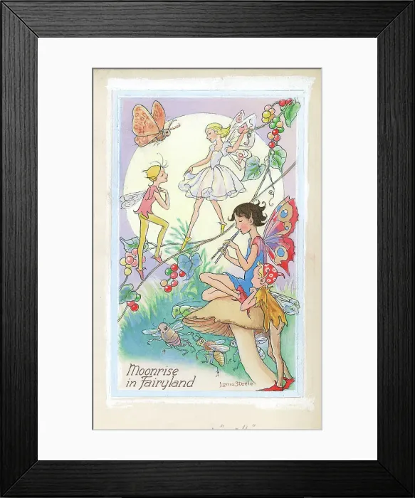 Framed Print : Moonrise in Fairyland Framed Print : Moonrise in Fairyland