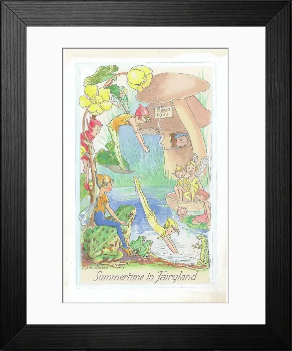 Framed Print : Summertime in Fairyland Framed Print : Summertime in Fairyland