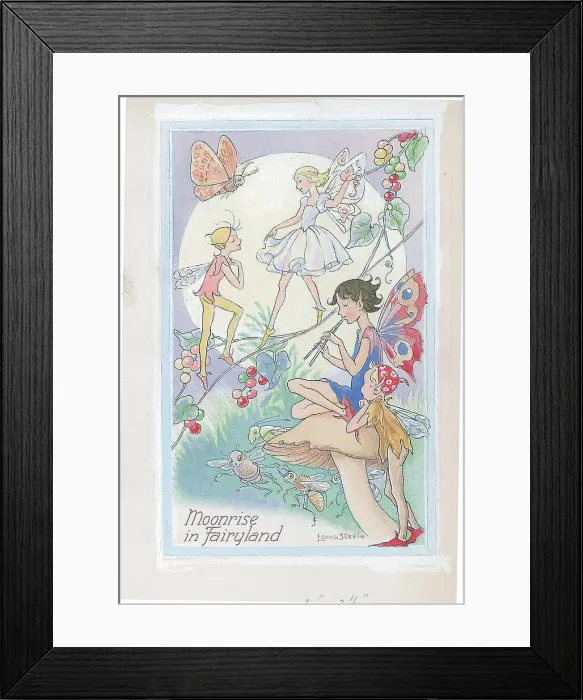 Framed Print : Moonrise in Fairyland Framed Print : Moonrise in Fairyland