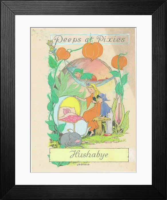 Framed Print : Peeps at Pixies Framed Print : Peeps at Pixies