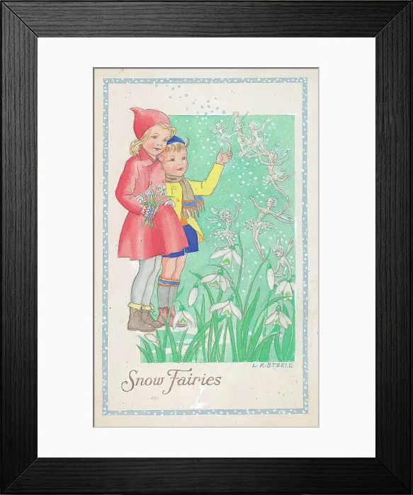 Framed Print : Snow Fairies Framed Print : Snow Fairies