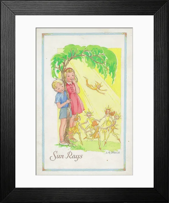 Framed Print : Sun Rays - Pixies Framed Print : Sun Rays - Pixies