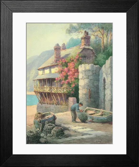 Framed Print : Clovelly, Devon