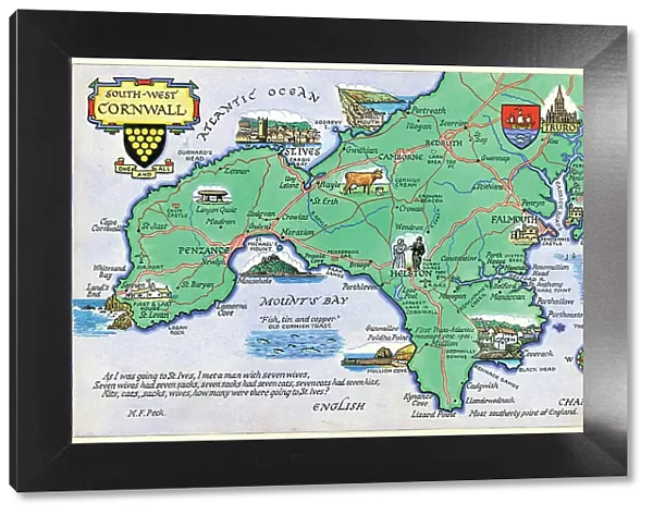 Map - South-west Cornwall