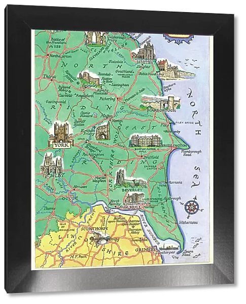 Map - The Yorkshire Coast