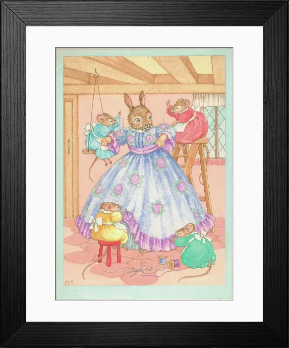 Framed Print : Dress fitting Framed Print : Dress fitting