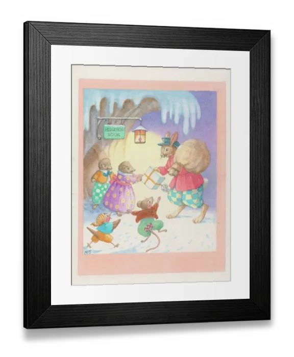 Framed Print : Parcels delivered to Hedgehog Nook Framed Print : Parcels delivered to Hedgehog Nook