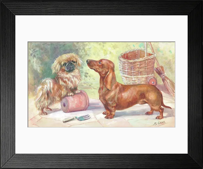 Framed Print : The Gardeners Framed Print : The Gardeners