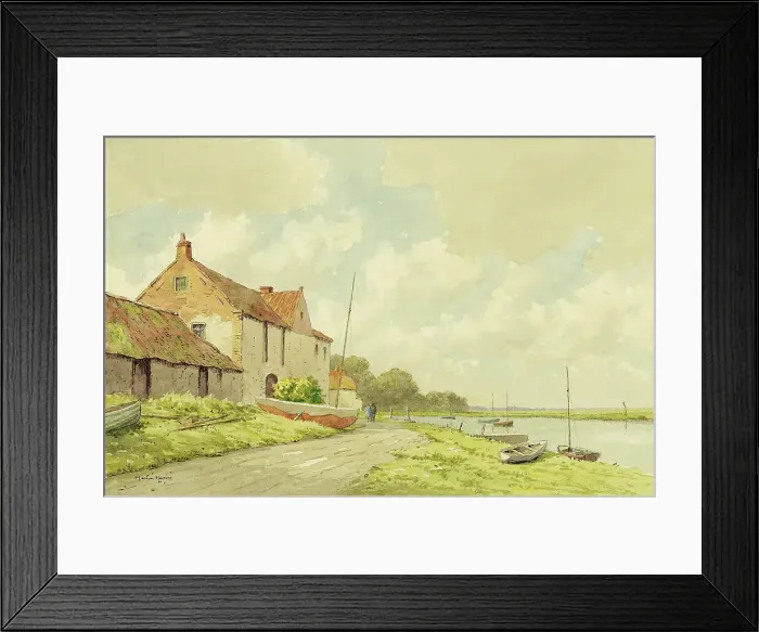Framed Print : Burnham Overy, Norfolk Framed Print : Burnham Overy, Norfolk