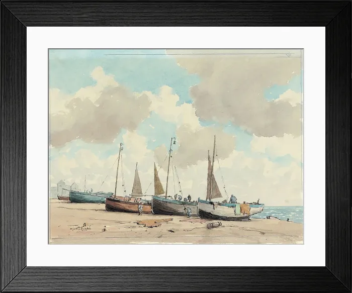 Framed Print : East Beach, Hastings, Sussex Framed Print : East Beach, Hastings, Sussex