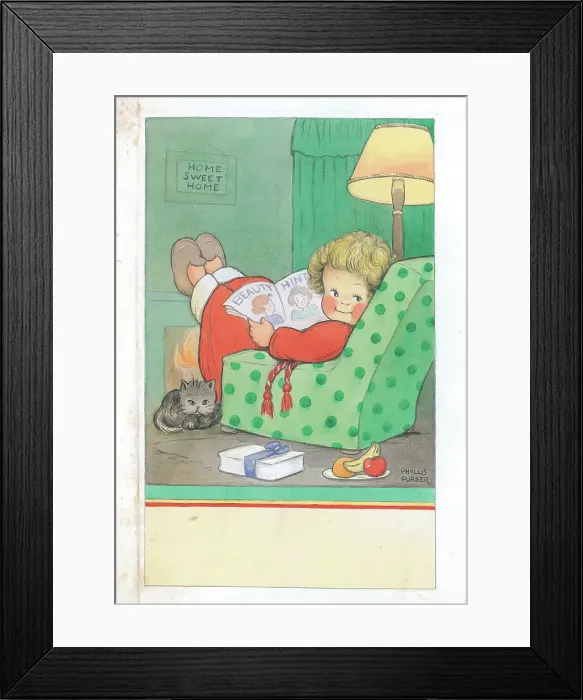 Framed Print : Children dressing up / playing Framed Print : Children dressing up / playing