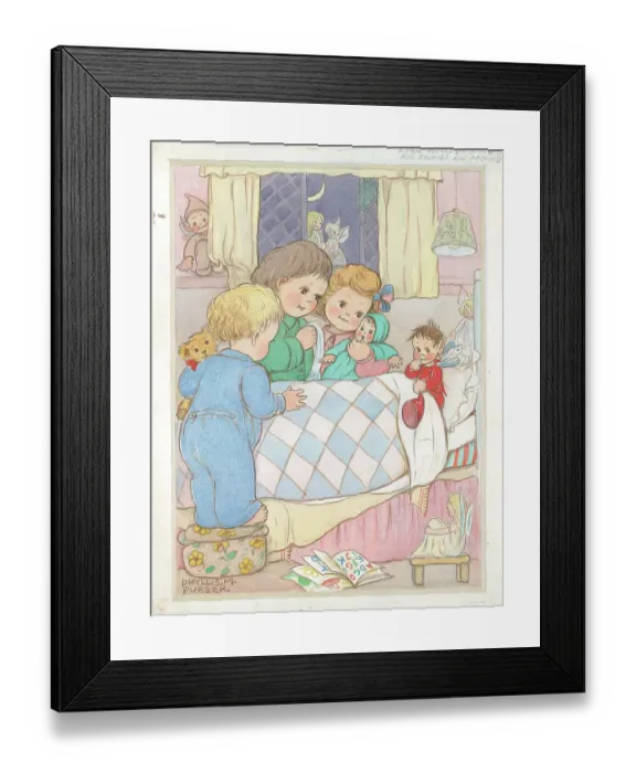 Framed Print : Children dressing up / playing Framed Print : Children dressing up / playing