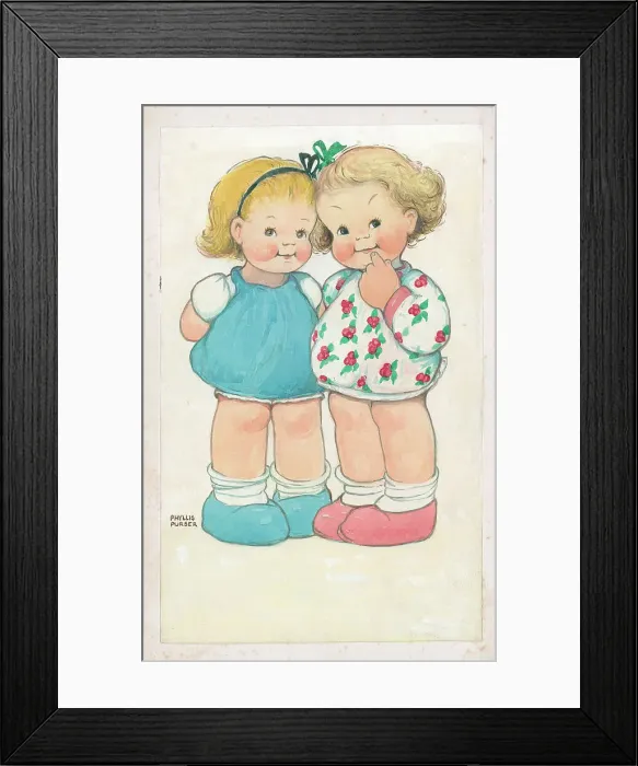 Framed Print : Children dressing up / playing Framed Print : Children dressing up / playing