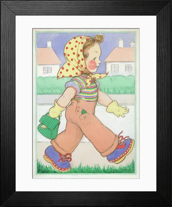 Framed Print : Children dressing up / playing Framed Print : Children dressing up / playing