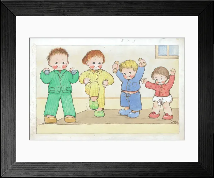 Framed Print : Children dressing up / playing Framed Print : Children dressing up / playing