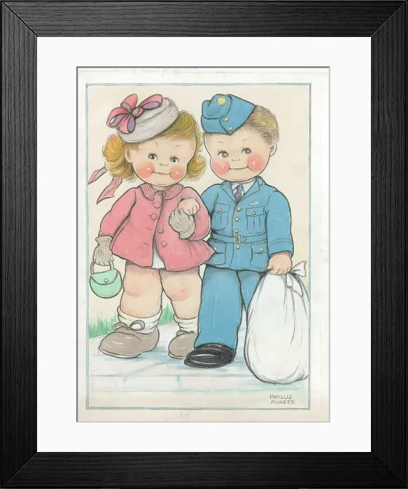 Framed Print : Children dressing up / playing Framed Print : Children dressing up / playing