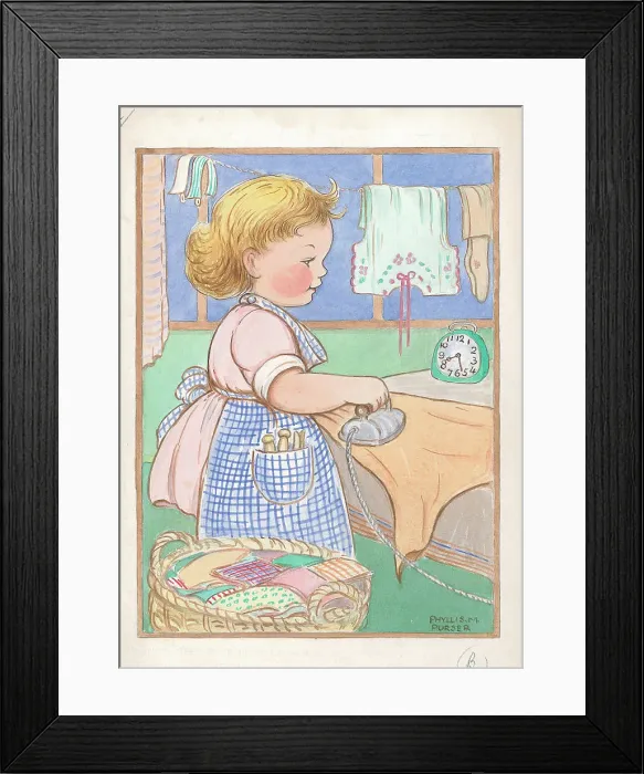 Framed Print : Children dressing up / playing Framed Print : Children dressing up / playing