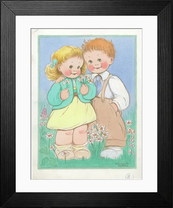 Framed Print : Children dressing up / playing Framed Print : Children dressing up / playing