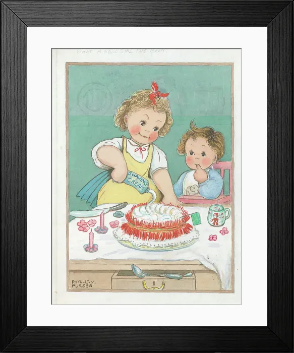 Framed Print : Children dressing up / playing Framed Print : Children dressing up / playing