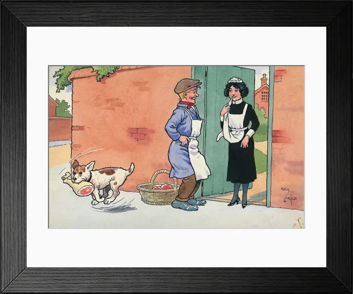 Framed Print : Humorous cartoon Framed Print : Humorous cartoon